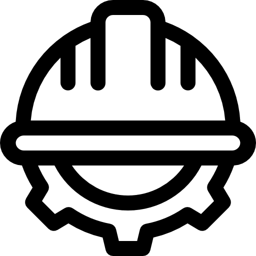 Illustration of a construction hat