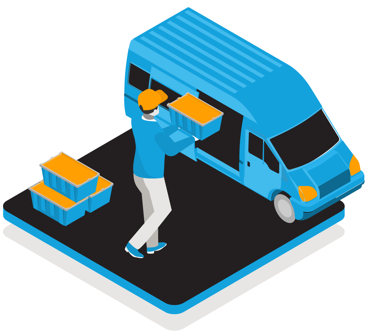 Step 3 of setting up your bin rental with Vaultra Storage