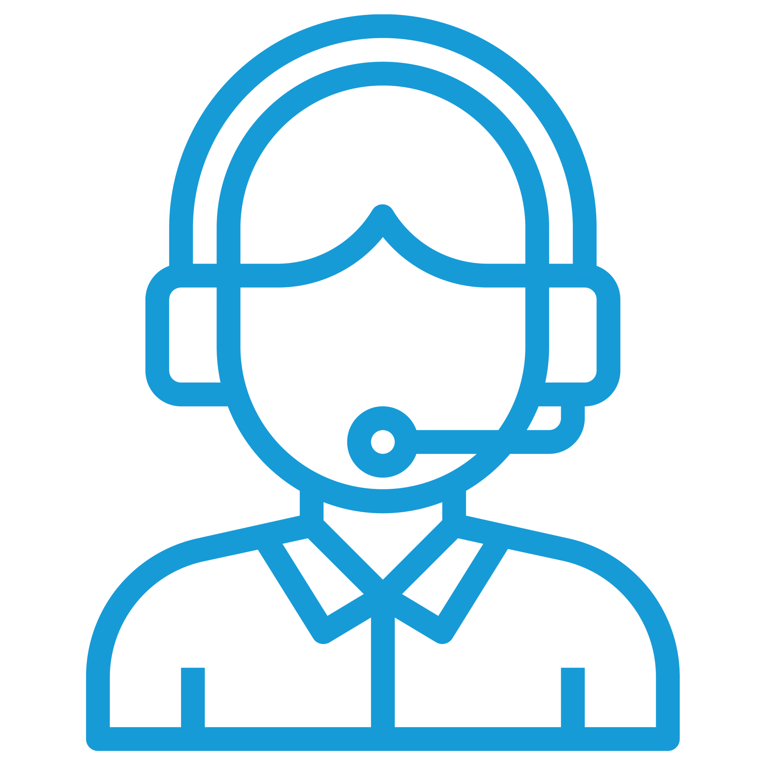 Illustration of a customer service agent.