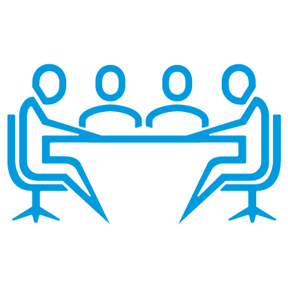 Illustration of a boardroom