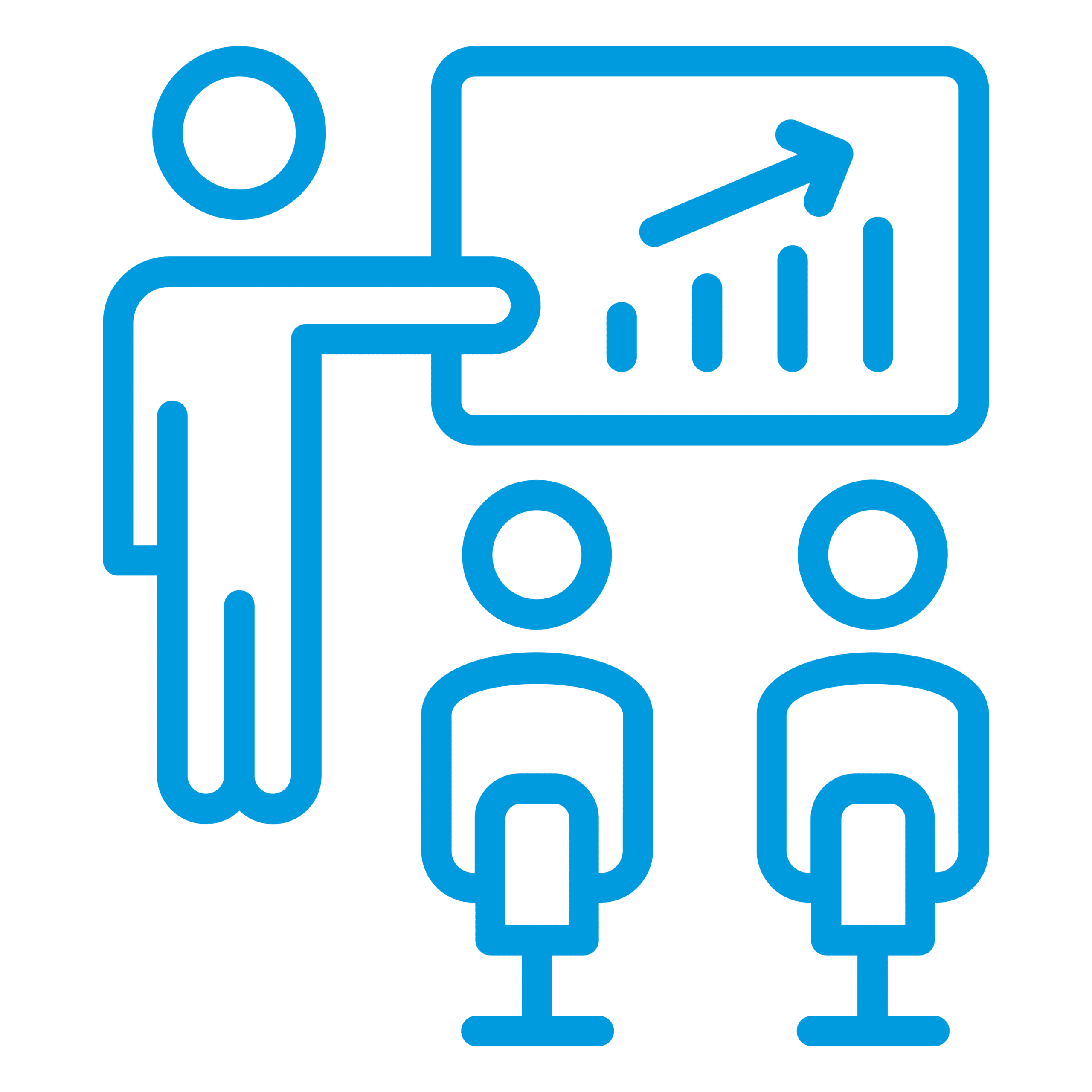 Illustration of staff being trained.