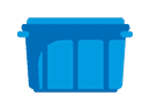 Graphic of a storage bin at Vaultra Storage.