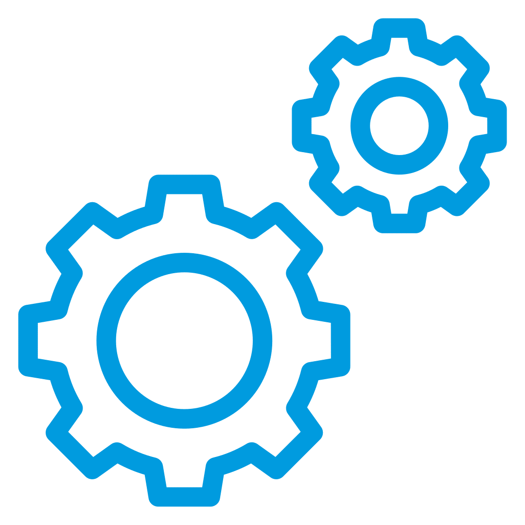 Illustration of cogs