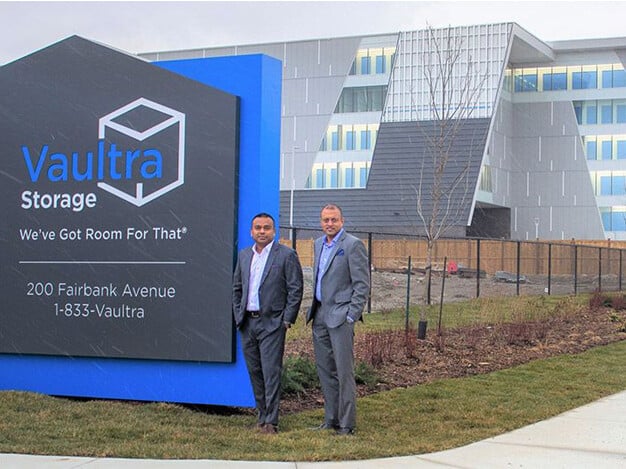 Interview article featuring the co-founders of Vaultra Storage, published in the Toronto Star, discussing the company's innovative storage solutions, industry insights, and vision for the future of self-storage.