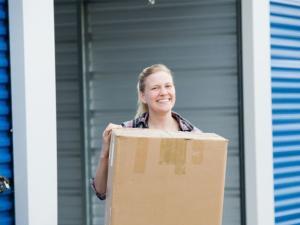 Tips on how to organize your storage unit to access your items easily.