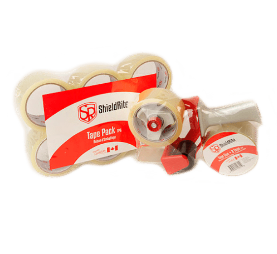 Strong packing tape and easy-to-use rollers, perfect for securely sealing boxes and packaging items for moving or storage.