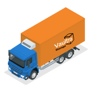 Sit back and relax as our moving teams comes to your home packs your items & takes them to our secure self storage facility!