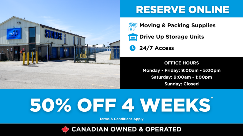 Get 50% off four weeks at Vaultra Storage Grimsby!