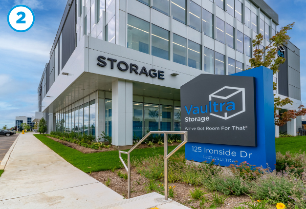 Located in the heart of Brampton, come visit Vaultra Storage Brampton for all your storage needs!