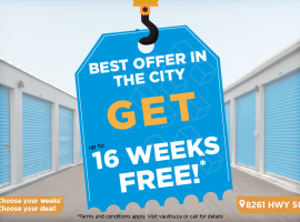 Vaultra Storage Vaughan-Brampton (Hwy 50) Get 16 Weeks Free Get up to 16 weeks FREE at Vaultra Storage Vaughan-Brampton (Hwy 50)